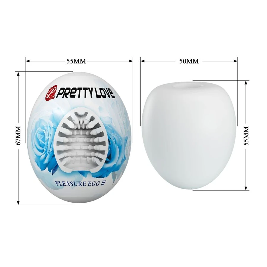PRETTY LOVE - MASTURBADOR MASCULINO CLARINHA DE OVO